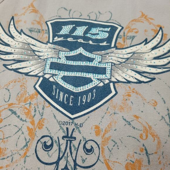 Harley Davidson 115 Year Anniversary Tank Top size Small - Picture 3 of 9